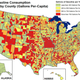 Image for article titled These Two Maps Show We're All Using A Ton Of Gasoline